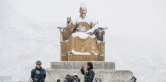 Storica nevicata imbianca Seul – Video