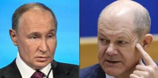 Ucraina, telefonata di un’ora tra il cancelliere Scholz e Vladimir Putin