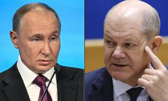 Ucraina, telefonata di un’ora tra il cancelliere Scholz e Vladimir Putin