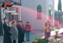 Mussolente. Cerimonia per ricordare i Caduti militari e civili nelle missioni di pace ceriomonia a mussolente per i caduti nelle missioni di pace