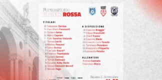 Rangers Rugby Vicenza contro Mogliano Veneto. Cavinato: “Non guardiamo alle tre sconfitte biancoblu, sarà una gara dura” la formazione di domani del Rangers Rugby Vicenza