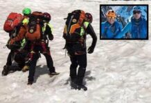Alpinisti dispersi sul Gran Sasso, soccorritori scendono a valle