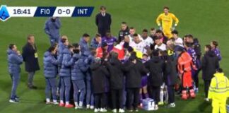 Bove, malore in Fiorentina-Inter: giocatore in ospedale, è cosciente