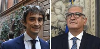 Foti e Bignami al ‘primo giorno di scuola’, il neo ministro: “Emozionato? Faccio il mio dovere”
