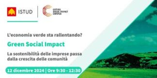 Green social impact. La sostenibilità delle imprese passa dalla crescita delle comunità – Diretta il 12 dicembre dalle 9:30