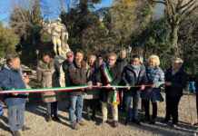 Vicenza, il Giardino Salvi torna all’antico splendore, conclusi i lavori finanziati con fondi Pnrr giardino salvi taglio del nastro