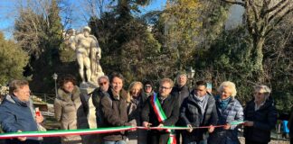 Vicenza, il Giardino Salvi torna all’antico splendore, conclusi i lavori finanziati con fondi Pnrr giardino salvi taglio del nastro