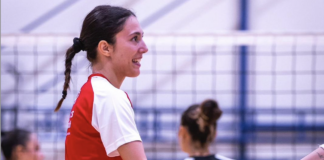 Volley femminile B1. Volksbank Vicenza contro Smapiù Arena per chiudere l’anno in bellezza. Lucia Morra: “Il cuore è la nostra forza” Lucia Morra, libero della Volksbank Vicenza Volley (foto Daniele Marangoni)