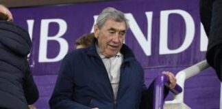 Merckx, incidente in bici: l’ex ciclista cade e si fa male all’anca