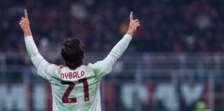 Milan-Roma 1-1, Dybala risponde a Reijnders