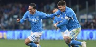 Napoli-Venezia 1-0: Raspadori regala il primo posto a Conte