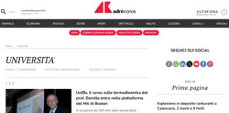 Nasce ‘Università News’, nuovo progetto editoriale Adnkronos