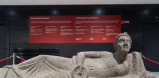 Presentata all’ Aeroporto di Fiumicino esposizione sculture etrusche