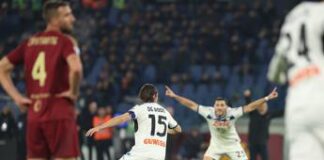 Roma-Atalanta 0-2, nerazzurri volano e giallorossi sprofondano
