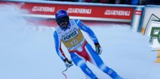 Sci, paura a Bormio: Sarrazin cade e portato via in elicottero
