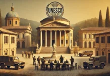 Sito Unesco di Vicenza e allarmi Charlie: richiesto piano gestione rischi e più attenzione al patrimonio mondiale, sollecitato Possamai Sito Unesco di Vicenza e allarmi Charlie (immagine ViPiu.it generata con AI)