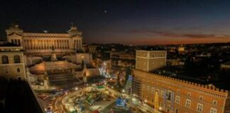 Webuild, svelata a Piazza Venezia la prima opera di “Murales”