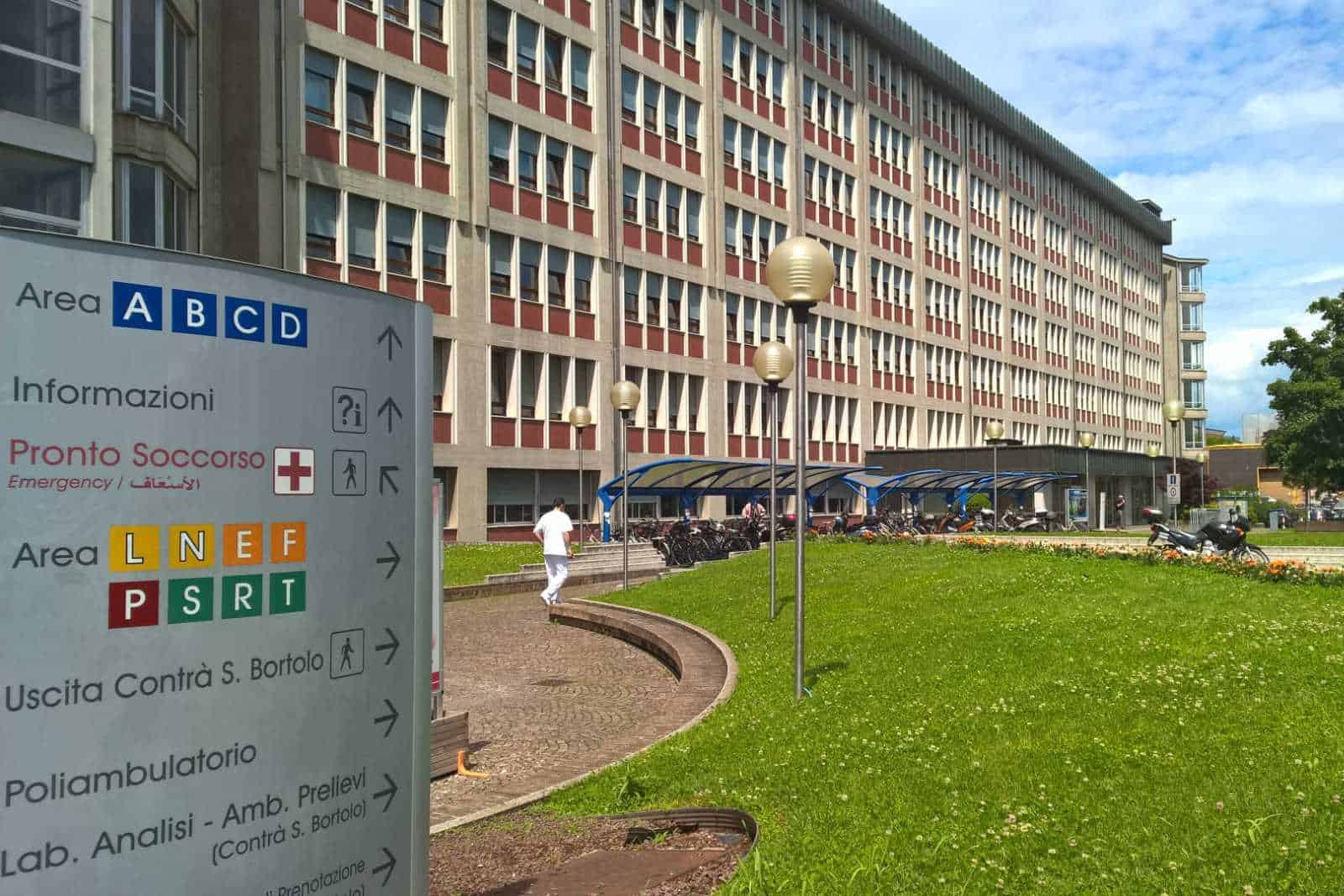 Ospedale San Bortolo di Vicenza, due buone notizie aggressione Alberto Mazza