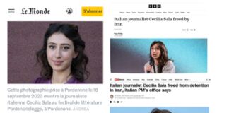 Cecilia Sala liberata, dalla Cnn alla Bbc la notizia fa il giro del mondo