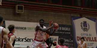 Basket maschile Serie B: la Civitus Vicenza orfana di Gasparin si spegne nella ripresa e cede 80-86 a Omegna Civitus Vicenza - Paffoni Fulgor Basket Omegna