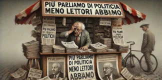Marco Travaglio: “Più i giornali perdono lettori, più parlano di politici senza elettori”. E viceversa Giornali con più articoli sui politici perdono lettori