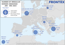 Frontex: immigrazione in calo, nel 2024 meno attraversamenti irregolari in Ue Frontex