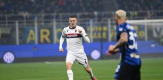 Inter-Bologna 2-2, Holm gela San Siro