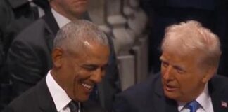 Obama, la battuta di Trump e le risate al funerale di Carter – Video