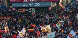 Roma-Eintracht, tensione nel prepartita: tifosi giallorossi attaccano tedeschi