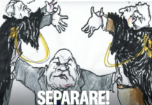 A colpi di Arnò | La separazione delle carriere e la retorica: il grande spettacolo della politica italiana Separazione delle carriere dei magistrati voluta dal ministro Nordio (immagine da Il Riformista)
