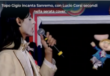 l festival di Sanremo la rivelazione è... Topo Gigio nella performace con Lucio Corsi