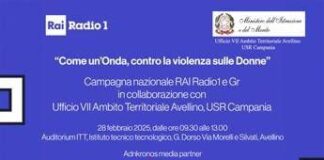 Avellino, il 28 febbraio tappa campagna antiviolenza Rai Radio1 e Grr