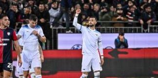 Cagliari-Lazio 1-2, Zaccagni e Castellanos firmano vittoria biancoceleste