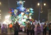 Carnevale a Vicenza, sfilata dei carri illuminati in viale Mazzini e festa in piazza dei Signori Carnevale a Vicenza