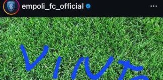 Empoli, il post comico dopo la vittoria contro la Juve: “Grafico sparito, admin pure”