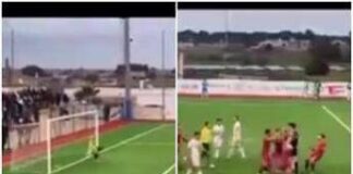 Incredibile in Puglia: segna su rigore ma rete è bucata, niente gol – Video