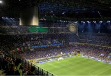 Inter e Napoli grande testa a testa, Milan e Atalanta fuori dalla Champions Inter e Napoli grande testa a testa (nella foto stadio di S. Siro)