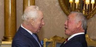 Re di Giordania vola da Carlo III, l’incontro a Buckingham Palace
