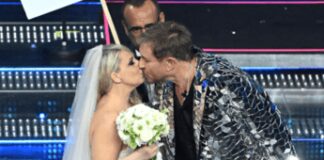 Sanremo 2025, standing per Duran Duran e scatta il bacio tra Follesa e Le Bon
