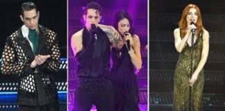 Sanremo, i look della quarta serata: Mahmood professorino sexy, Noemi art déco
