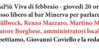 VicenzaPiù Viva scrive e ti parla oggi giovedì al Bar Minerva di Hüllweck, libertà di stampa, costi politici locali con Mazzaro, Borghese, Zanini, Montagna… VicenzaPiù Viva, incontro al bar Minerva