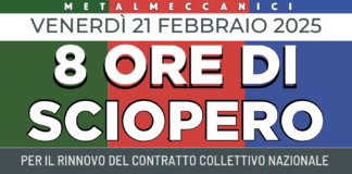 Vicenza: sciopero dei metalmeccanici il 21 febbraio per il rinnovo del CCNL. Fiom-Cgil, Fim-Cisl e Uilm-Uil insieme per i diritti dei lavoratori Vicenza: sciopero dei metalmeccanici il 21 febbraio