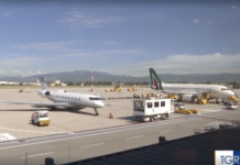 Lavori pubblici: due grandi inchieste della magistratura, MoSE a Venezia e Grande Tagliamento a Gorizia, finite in modo opposto. Perché? Inchiesta Grande Tagliamento a Gorizia, un nel frame di un relativo TGR Veneto l'aeroporto di Verona gestito dalla Save)