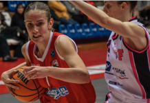 Basket serie A2 femminile, la Velcofin Interlocks Vicenza affronta la delicata trasferta di Ancona: è lotta per play-off e salvezza VelcoFin Interlocks Vicenza in azione a Trieste