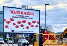 Saverio Sbalchiero e la campagna pacifista nazionale che qui diventa “Vicenza non uccide” Vicenza non uccide, Saverio Sbalchiero