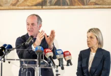 Lista Zaia. Il Fatto Quotidiano: “Salvini pressa, ma FdI insiste: Il successore è nostro” liste d'attesa veneto Lista Zaia Luca Zaia ed Emanuela Lanzarin