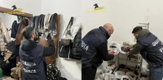 Opificio del falso scoperto tra Padova e Brescia: tre persone denunciate guardia di finanza di padova falso moda