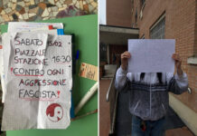 Aggressione al Pigafetta, photomob della Rete degli Studenti Medi di Vicenza: “Basta intimidazioni” Photomob della Rete degli Studenti Medi di Vicenza contro l'aggressione al Pigafetta