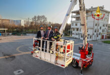 Vigili del fuoco di Vicenza, visita alla sede provinciale del prefetto Filippo Romano vigili del fuoco vicenza prefetto filippo romano