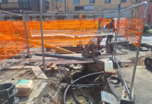 Vicenza: si rompe una condotta a San Lazzaro, 180 utenze senz’acqua. Tecnici Viacqua al lavoro viacqua tecnici a lavoro per rottura condotta acqua